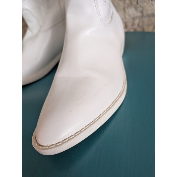 Madden Girl Women’s White Coastal Cowgirl Cowboy Western Country Boots Sz 9 - Picture 3 of 8